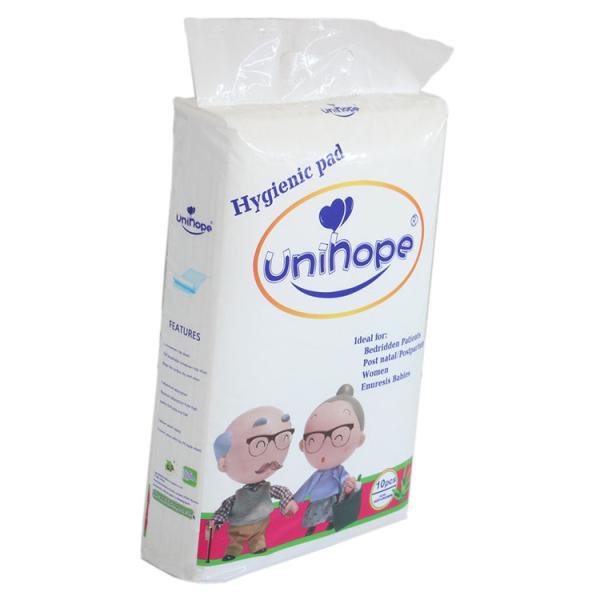 Quality Disposable Hospital Incontinence Bed Pad with PE Backsheet and Japan SAP for sale