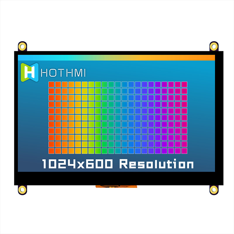 7 Inch For HI Signal TFT Display 1024x600 For Raspberry Use Pcap Monitor