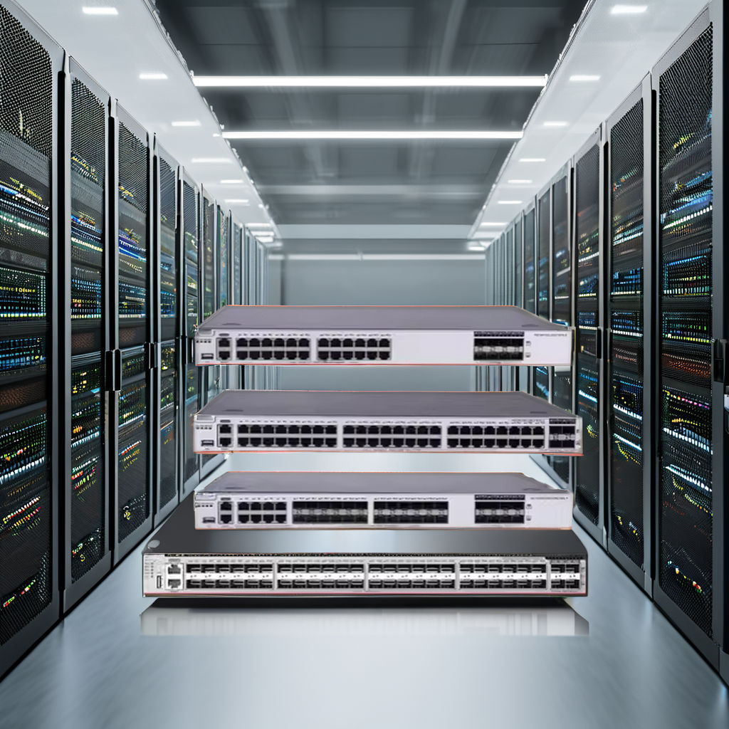 Customized Size 10/100/1000Mbps 48 Port 10 Gbps 10 SFP Data Center Switch CE6863E-48S6CQ CE6863E-48S6CQ-B CE6863E-48S6CQ-F