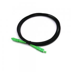 Outdoor FTTH Drop Fiber Optic Cable Sc To Sc Simplex Sm Fiber Drop Cable