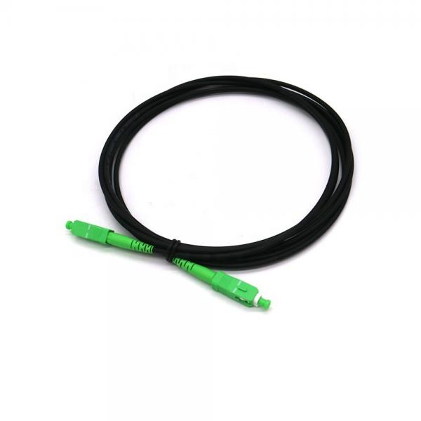 Quality Outdoor FTTH Drop Fiber Optic Cable Sc To Sc Simplex Sm Fiber Drop Cable for sale
