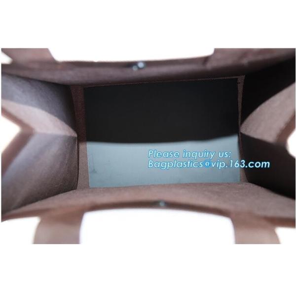 Laminated black pp non woven bag,matt lamination non woven tote bag, Wholesale Promotional High Quality Non Woven Bags