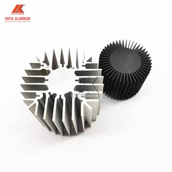 Quality Round Anodized Heat Sink Aluminum Profiles 6063 T5 AL Grade for sale
