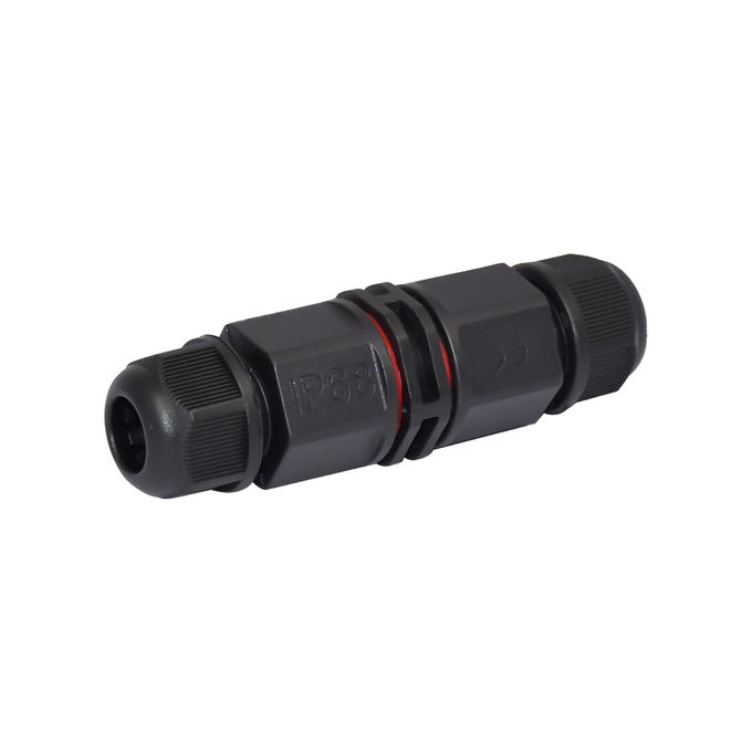 Wire Screw LED Waterproof Connector 2 PIN L Type IP67 For Lighting