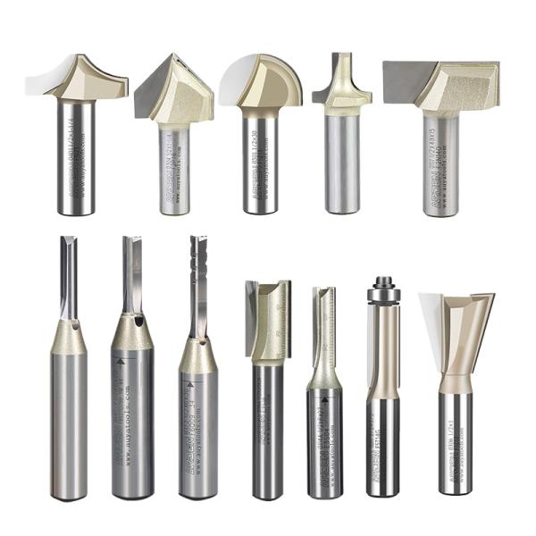 Arden Tideway CNC Bit Tools 1/2 Shank 90 Degree V Type Carbide CNC Woodworking Router Bits Wood Milling Cutter V Bit