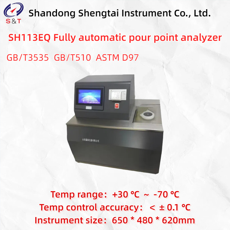 Single Hole Fully Automatic Pour Point Analyzer ASTM D97 Data Storage 199 Sets