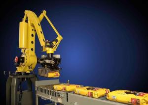 China Fully Automatic Palletizer Machine Unmanned Automatic Palletizing System on sale