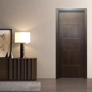 China Customized Composite Waterproof WPC PVC Door for Internal Bedroom wholesale