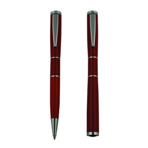 China Pad Print Logo Custom Office Red Metal Pen CE Certification wholesale