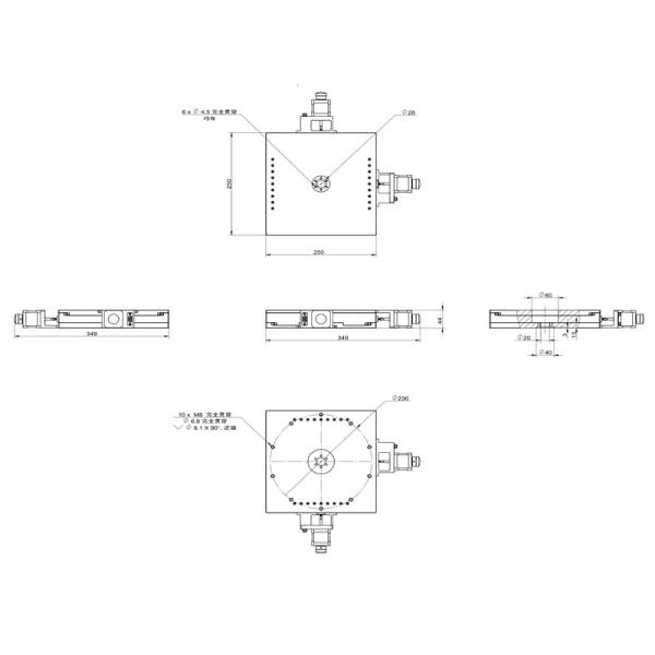 Double Axis XY Linear Stage