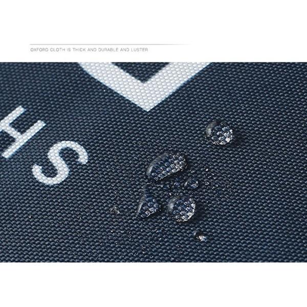 Waterproof Woven Reusable Grocery Tote Bags Handled Large Storage With Oxford Cloth