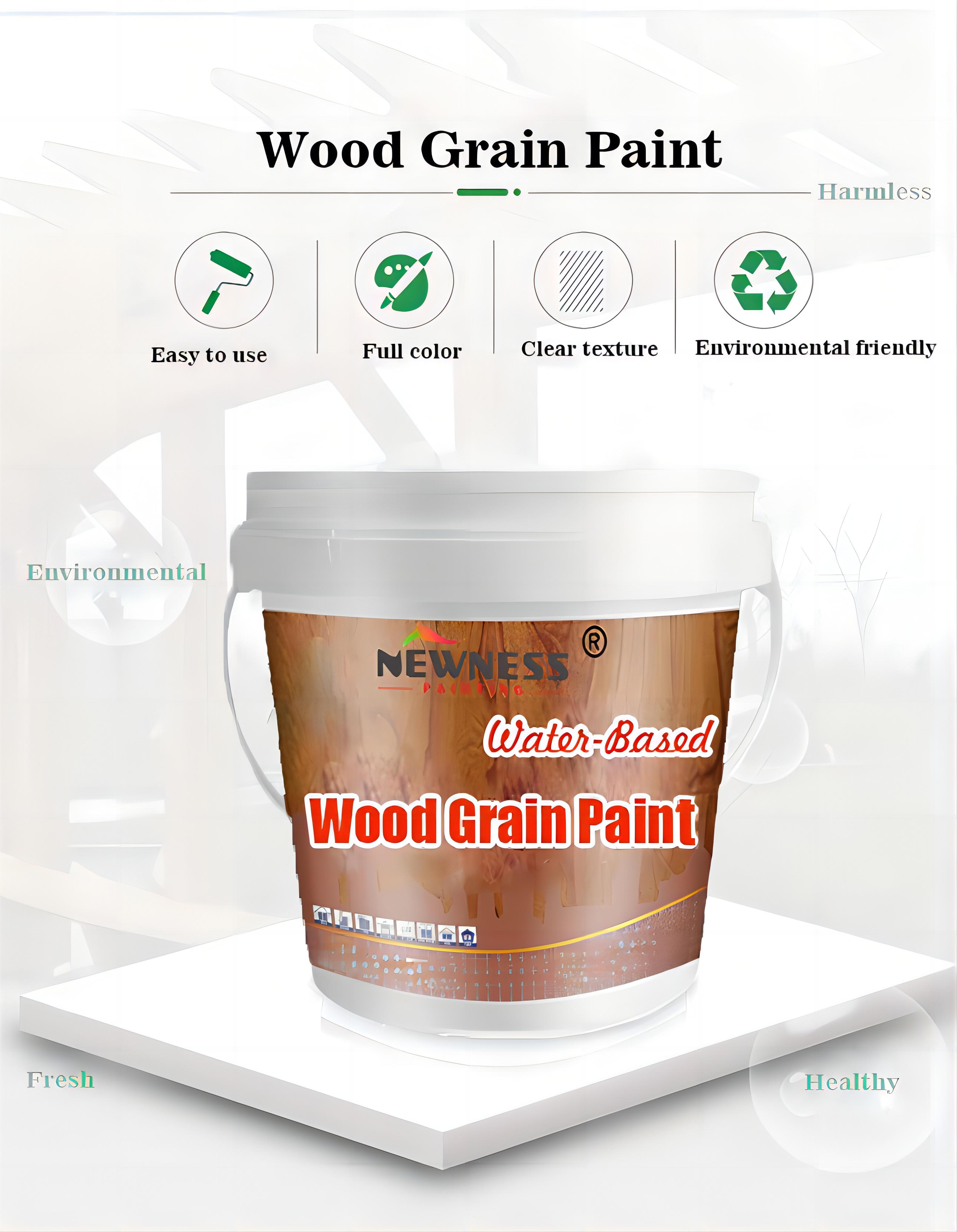 Single Component Wood Grain Effect Coating for Aluminium Windows High Performanc