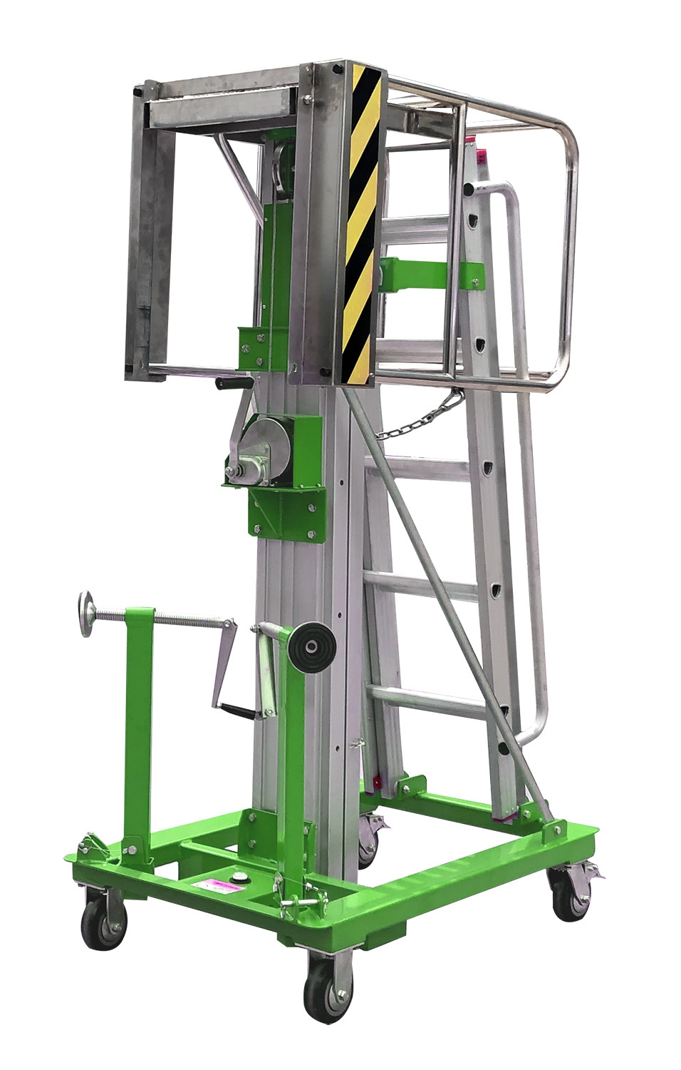 4.6m Manual Winch Elevating Lift Table with 125kg Load Capacity