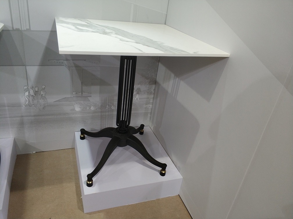Restaurant Table bases Modern Dining Table Metal Legs Black Pedestal Table Legs