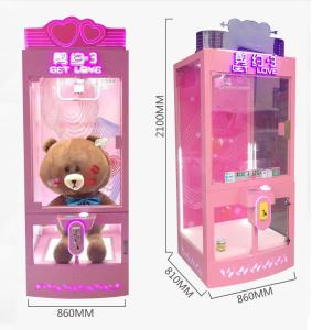 Coin Operated Gift Game Machine Arcade Scissor Cut Ur Prize Vending Machine