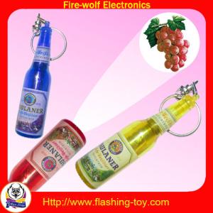 China led bottle key rings,Mini torch projector ,led flashing keychain manufacturer & Suppliers wholesale