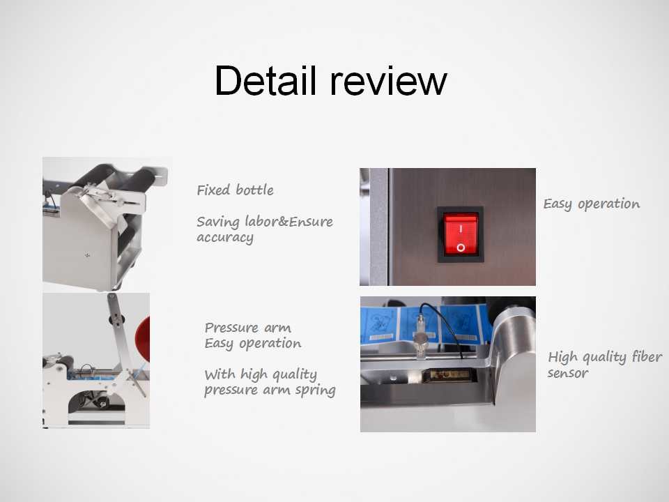 High Speed Round Bottle Labeling Machine 25-50 Times / Min Easy Operation