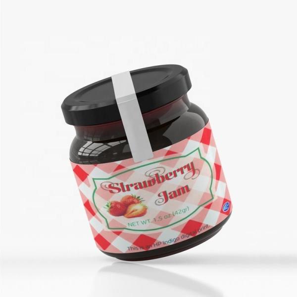 Quality Personalized Food Stickers Roll Sauce Labels Customized Die Cutting Square Paper for sale