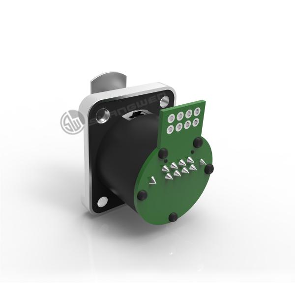 RJ45 Panel Mount Ethernet Chassis Connector Indoor Custom 8 Pin Plug Socket