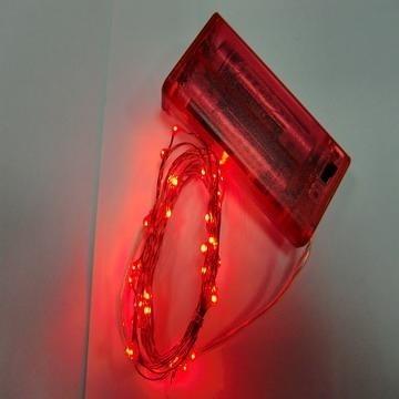 Quality 2013 new christmas led string lights red color battery operated for sale