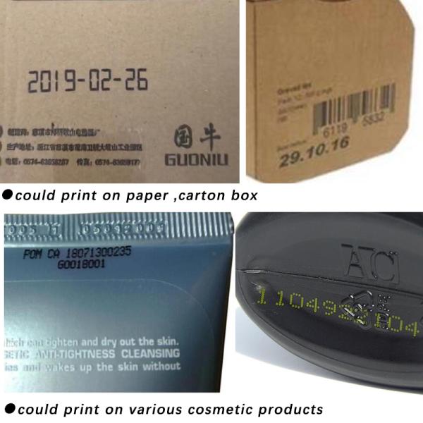 42ML Capacity Thermal Inkjet Technology TIJ 2.5 PVC PE Plastic Portable Handheld Inkjet Coding Machine for Label Printer