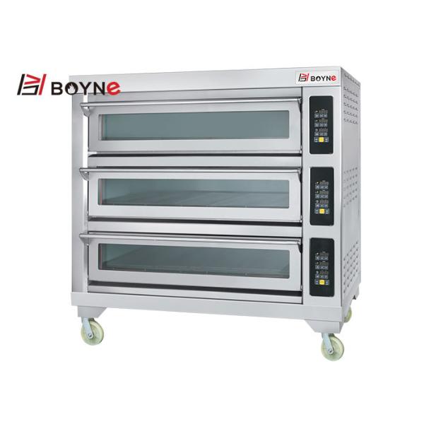 Mid End Microcomputer Control Deck Oven One Deck Three Trays For Bread Shop