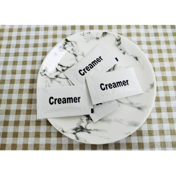 Creamer Packets In Individual Condiment Packets For Dry Storage