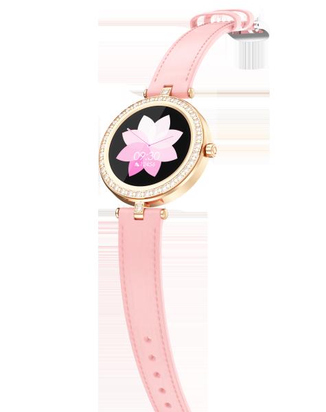 Quality Heart Rate BLE 4.0 512KB Round Screen Smart Watch for sale