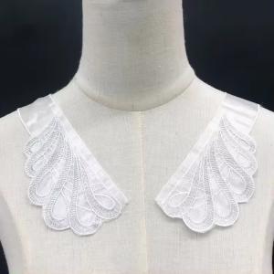 China Lace Applique Collar Embroidery Neckline Diy Accessories Three-dimensional Collar wholesale
