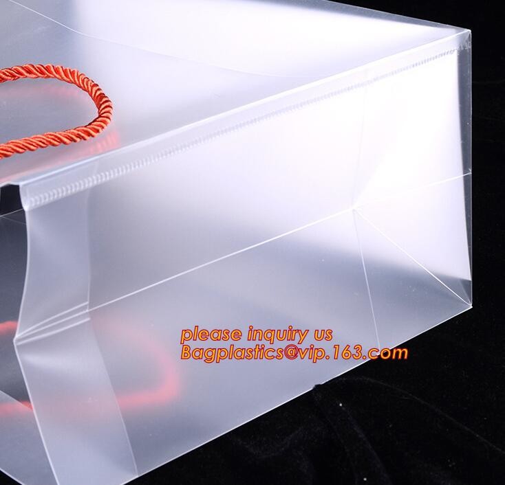 Promotional customized high quality soft loop plastic cloth bag,manufacturer custom soft loop handle polyethylene PE pla