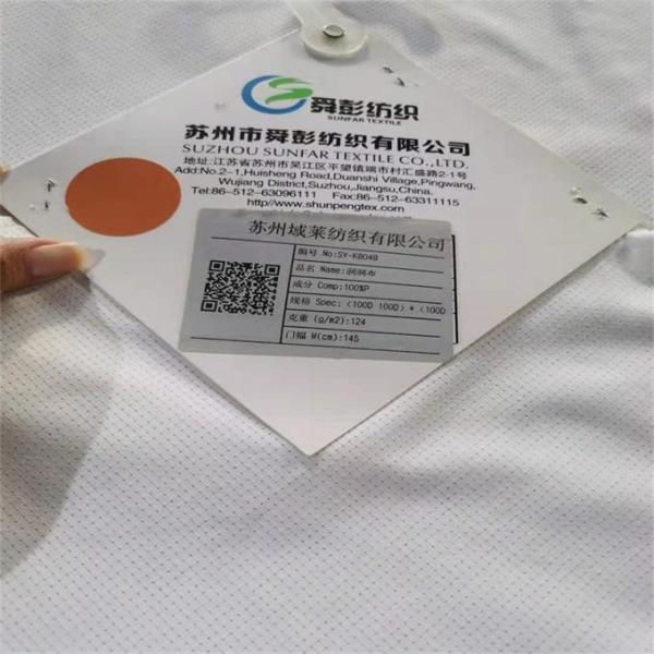 120gsm Hole Dot Chiffon Fabric Punching Style