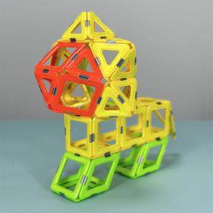 Magnetic Tile Assembly With Versatile Shapes For Animals And Plants  Lion