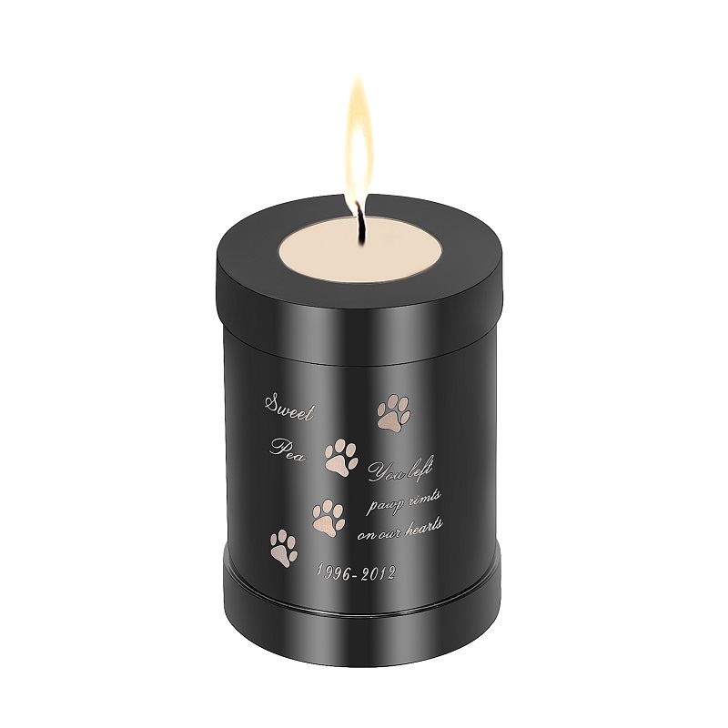 75*54mm Stainless Steel Cylinder Cremation Jewelry Urn Multicolor Keepsake Ashes Locket