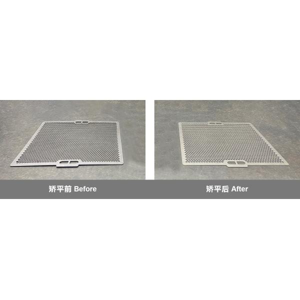 Sheet Straightening Plate Leveling Machine 4 Layer 600mm For Thickness 4.0 - 8.0mm