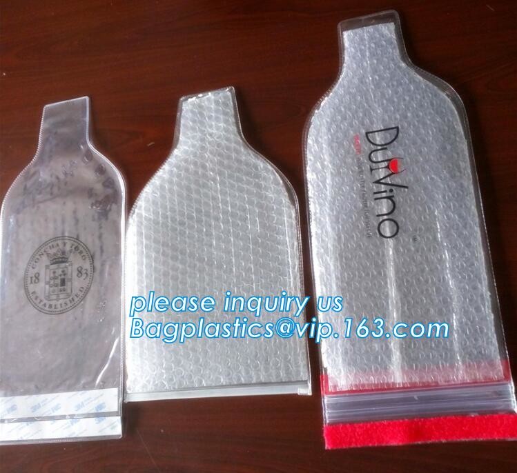 Eco friendly LONG HANDLE RECYCLABLE PVC WINE BAG, CARRIER BAG,HANDY BAG,GIFT WINE BAG,PROMOTION, PROMOTIONAL PRODUCTS PA