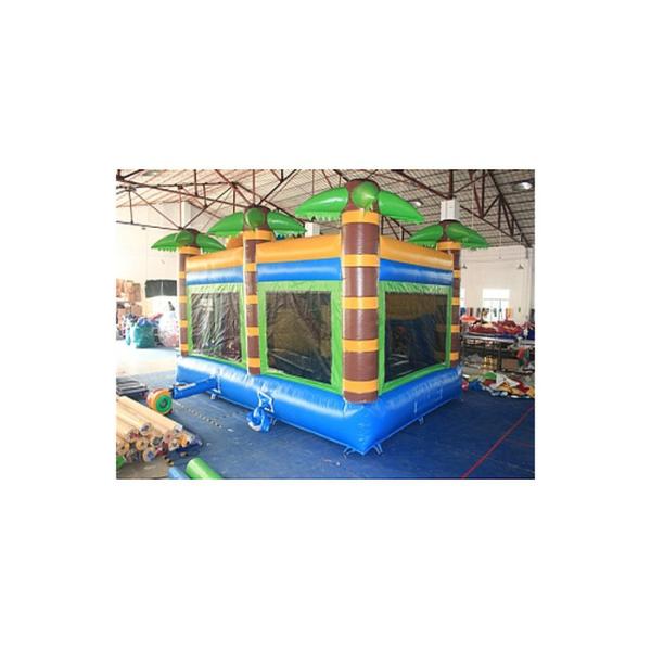 Jungle Monkey Water - Proof Inflatable Combo Jumping Castle For Children