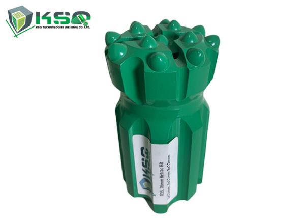 Quality R35 76mm Retrac Top Hammer Drill Bits Hard Rock Drill Bit Ballistic Insert Buttons for sale