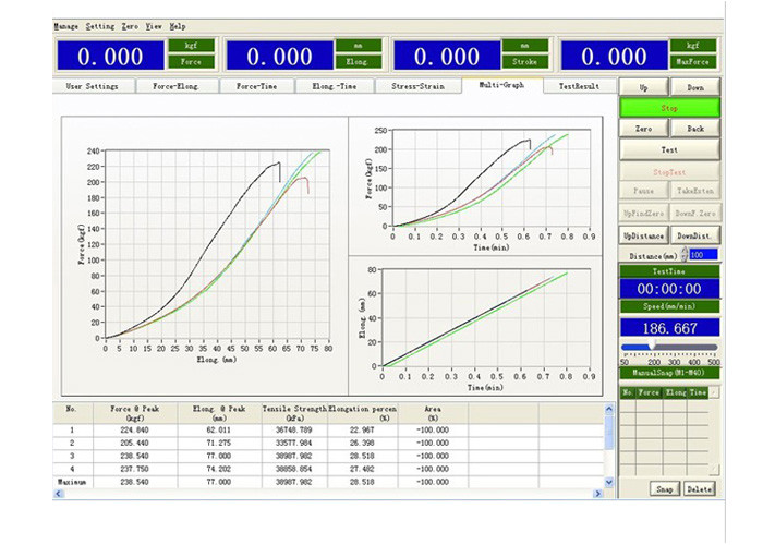 Single Column Electronic Tensile Strength Testing Machine For Hardware Rubber