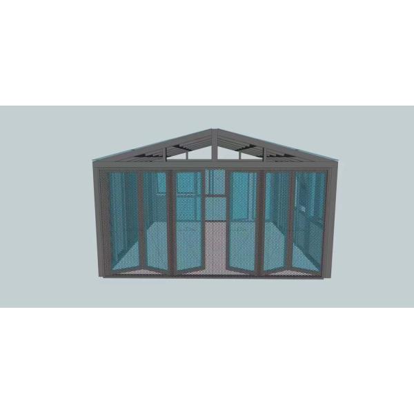 Aluminium Double Glazed Leak Proof Skylight 2.0mm Powder Coated