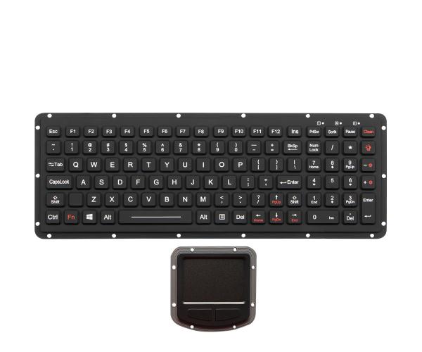 Quality Silicone Rugged Laptop Keyboard With Touchpad EMC Keyboard for sale