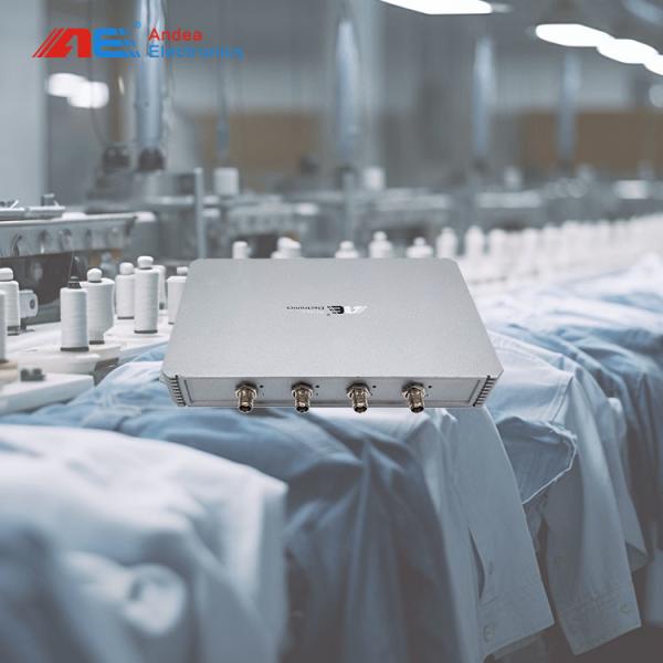 Quality RS232 RS485 Ethernet Aluminum Alloy Ultra High Frequency Reader For Apparel Manufacturing Workpiece Identification for sale