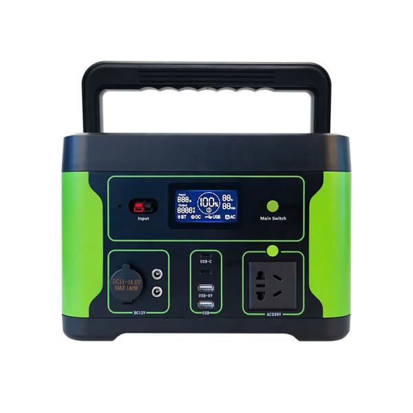 Quality Lithium Portable Power Station Battery 600W AC DC Output With Solar Charging for sale