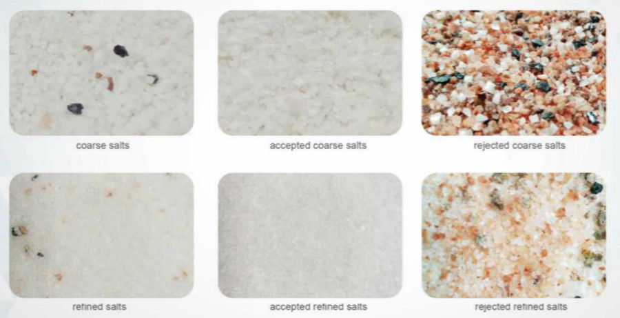 SALT COLOR SORTER OPTICAL SORTING MACHINE COLOR SORTER FOR SALT