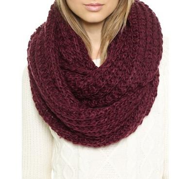 Quality Loop scarf elegan trendy hipster circle infinity scarf,knitted infinity scarf for sale
