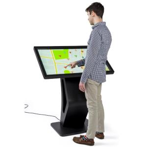 China Electronic Touch Screen Display Kiosk , Mall Display Kiosks With 10pt IR Screen on sale