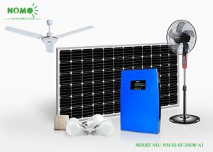 Blue Off Grid Power Supply Systems , Solar Power Wall L620*W450*H155 Mm