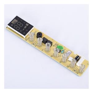 HASL ENIG smt circuit board Electronic DC Motor Fan Control Board With LED Display Board