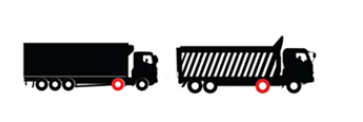 16PR / 18PR Truck Bus Radial Tyres With Tube YB607 Model For Short Haul