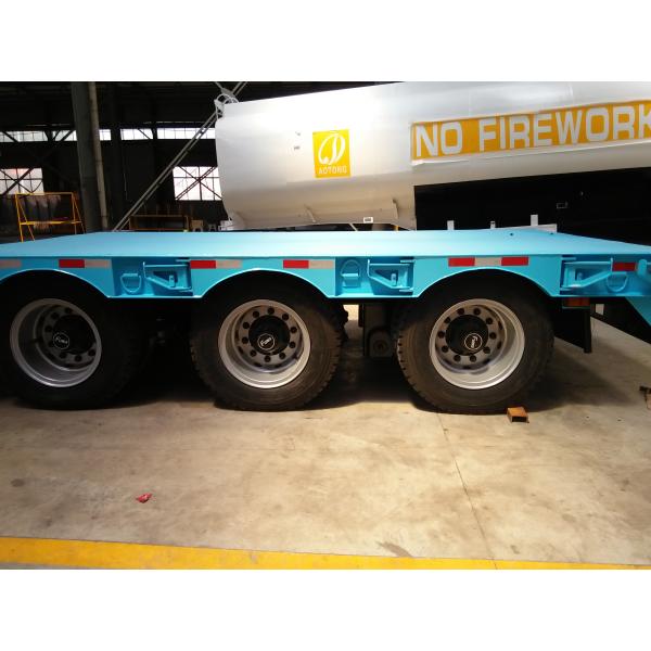 BPW Axles Low Platform 120 TON Front Loading Lowbed Trailer with Removable Gooseneck