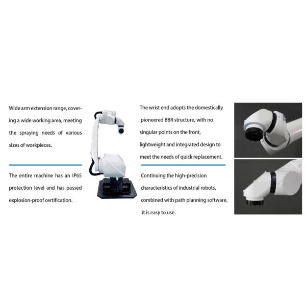 SR5-1600 Painting Robot for Shared Spray Rooms – 1600mm Max Movement Radius & 5kg Portable Mass